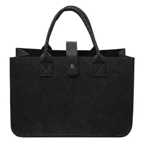 2024 New Canvas Bag Women's Large Capacity Bag Shopping For Ladies Felt Tote Handbag