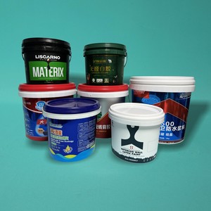 Vòng 1000ml nhựa bơ lây lan container với xử lý IML nhãn tùy chỉnh xô niêm phong Biscuit xô customizer IML in - Product Image 3