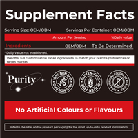 Capsules OEM Prend en charge la clarté Focus Combat le stress oxydatif Soutenir le bien-être général Vitalité Lions Crinière Cognition Vitamines