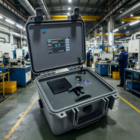 Viscosímetro Capilar Portátil ASTM D445, Medidor de Viscosidad Cinemática de Aceite 40C, para Lubricantes y Aceite Hidráulico, Personalizable OEM, IP65 Táctil