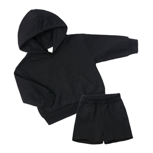 Ensembles à capuche personnalisés pour enfants (garçons et filles) – Collection automne – Tenues 2 pièces vierges avec sweat-shirt - Product Image 6