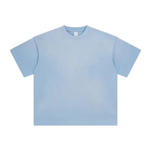 OEM&ODM High Quality Custom Vintage Acid Washed <b>t</b> <b>Shirt</b> Distressed Boxy <b>Cropped</b> Dtg Print <b>t</b> <b>Shirt</b> for <b>Men</b> - Product Image 4