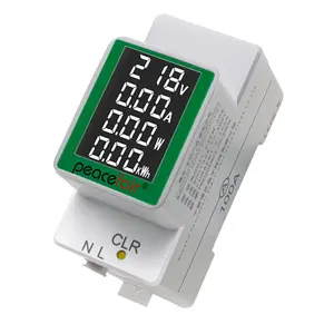 Mijt PZEM-008 Eenfase Ac Din Rail Energy Meter Een Multifunctionele Power Analyser 110 220V 100A Voor Thuis