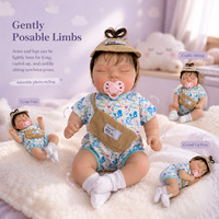 Muñeca Bebé Reborn de 18 Pulgadas, Simulación Realista de Recién Nacido, Juguete Infantil Pintado a Mano, Regalo Coleccionable para Niños
