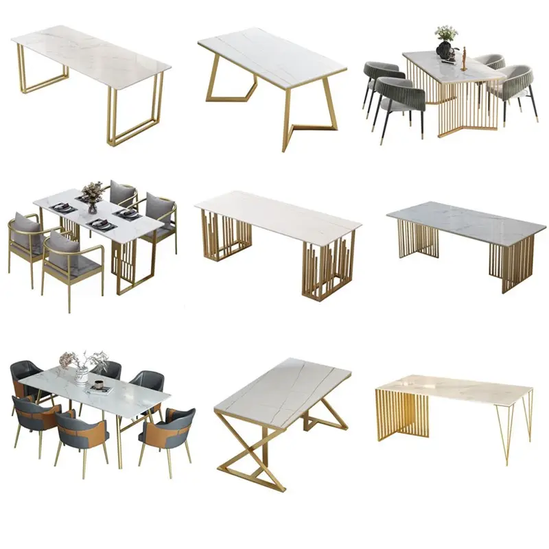 Mobili sala da pranzo minimalista moderno tavolo da pranzo e prezzo sedia Set Design