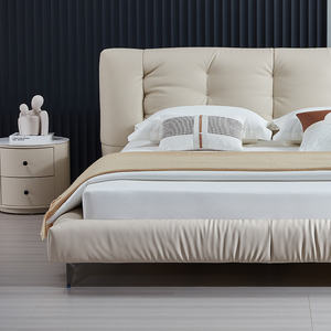 <span class=keywords><strong>Serie</strong></span> de Muebles de Dormitorio: Cama Tapizada Fabricada para Pedidos al por Mayor con Materiales Flexibles, Tamaño Estándar, Sofá Cama - Product Image 5