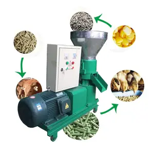 professional 500kg/hour chicken feed pellet making machine cattle goat feed pelletizer HJ-N250B