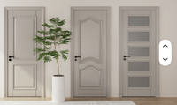 Portes en bois massif éblouissantes, insonorisées, résistantes aux rayures et à l'usure, au design minimaliste, pour hôtels, villas et intérieurs.