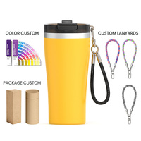 Tasses à café isothermes personnalisées en acier inoxydable 316 avec un design moderne, sans BPA, avec couvercle