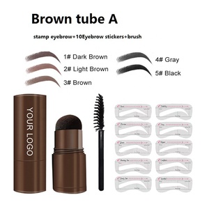 No logo Eye <strong>Brow</strong> <strong>Stamp</strong> Stencil <strong>Kit</strong> Eyebrow Stencil Stick Set Waterproof Eyebrow <strong>Stamp</strong> Shaping <strong>Kit</strong> - Product Image 4