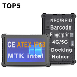 Tablette <span class=keywords><strong>PC</strong></span> industrielle robuste la moins chère, 8, 10, 12 pouces, CE IP68, Windows, Android, NFC, RFID, 5G, lecteur de codes-barres, lecteur d'empreintes digitales, RJ45 - Product Image 1