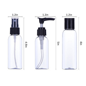 Set de viaje para rellenar botellas, envases cosméticos de plástico, descuento especial, set de artículos de aseo portátiles, botella de plástico - Product Image 4