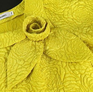 Nouvelles robes pour femmes en tissu jacquard floral, robes africaines grande taille, robe trapèze tendance - Product Image 6