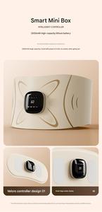 เครื่องนวดเอวแบบพัลส์ พร้อมเข็มขัดพยุงหน้าท้องแบบเผาผลาญไขมัน พร้อมไมโครเคอร์เรนท์ ประคบร้อน ช่วยในการออกกำลังกายและกระตุ้นการขับเหงื่อ - Product Image 3