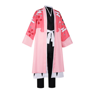 Costume de cosplay pour homme, Anime Bleach, Arc de la Guerre des <span class=keywords><strong>Mille</strong></span> Ans, Capitaine Kyoraku Shunsui, AOKG-086 - Product Image 4