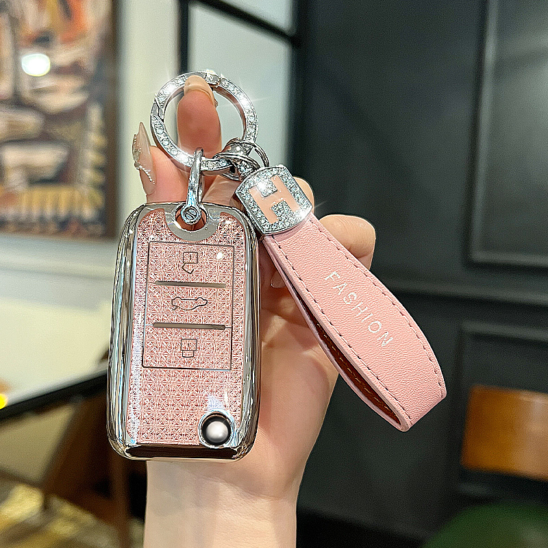 พวงกุญแจ C Pink+H