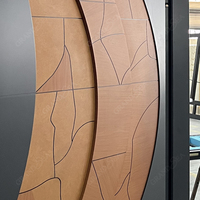 Portes d'entrée battantes au design moderne en alliage d'aluminium, portes de sécurité extérieures en métal pour villa