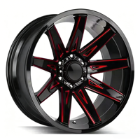 Jantes de voiture forgées de luxe pour SUV, tuning, noir brillant, 4x4, tout-terrain, 18, 19, 20, 21, 22 pouces, 6x139.7, pour Range Rover, Cayenne, Mercedes GLS