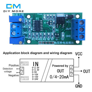 Module convertisseur de signal de tension en courant 0-2.5V 0-3.3V 0-5V 0-10V 0-15V 0-24V vers 0-20mA/4-20mA - Product Image 5