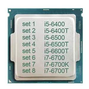 CPU Thế Hệ Thứ 6 Cho Intel Core i3-6100 i3-6300 i5-6400 i5-6500 i5-6600 i7-6700 Quad-Core Quad-Thread CPU Bộ Vi Xử Lý 6M 65W