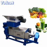 Zeer efficiënte pulpontwateringsmachine, nieuwe dubbele schroefpers met pomp en motorlager voor fruit