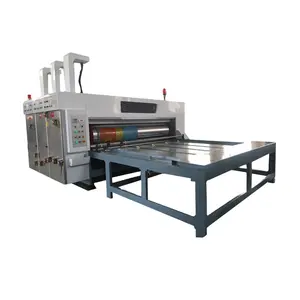 semi-automatic Chain feeding flexo printing slotter rotary die cutter carton printing slotting die-cutting machinery