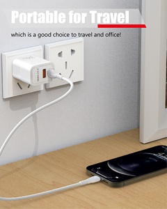 <span class=keywords><strong>Cargador</strong></span> de Pared ESTRONG Super Rápido de <span class=keywords><strong>30W</strong></span> QC3.0 OEM con Puertos Tipo-C y USB Universal para iPhone 17 y <span class=keywords><strong>OPPO</strong></span> - Product Image 3