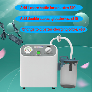 Mesin sedot baterai AC/DC portabel pertolongan pertama ambulans Harga <span class=keywords><strong>Aspirator</strong></span> luar ruangan medis - Product Image 2