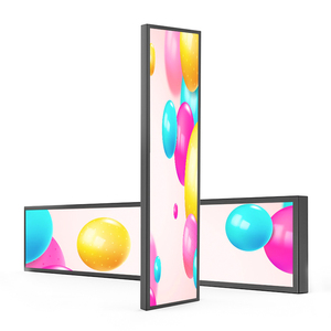 ショッピングモールデジタルサイネージCMSリモコン48インチ壁広告画面デジタルメニューボードLCDストレッチバー画面 - Product Image 1