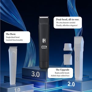 Kit di Cura Maschile, Trimmer per Peli Corporei, Epilatore, Rasoio Elettrico per <span class=keywords><strong>Uomo</strong></span>, Trimmer per Inguine - Product Image 6