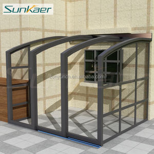 UV/pioggia/resistente alla neve antiruggine <span class=keywords><strong>in</strong></span> alluminio <span class=keywords><strong>policarbonato</strong></span> Patio custodia impermeabile balcone Privacy copertura dello schermo <span class=keywords><strong>per</strong></span> il tetto - Product Image 3