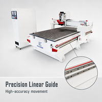 Routeur CNC 3 axes haute précision KAISE ATC1325D avec commande Syntec, moteur de broche 7,4 kW, répétabilité de 0,02 mm, déplacement de 1300x2500 mm