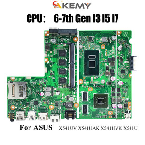 มาเธอร์บอร์ดแล็ปท็อป X541UV สำหรับ <span class=keywords><strong>Asus</strong></span> <span class=keywords><strong>VivoBook</strong></span> A541U A541U X541U R541U X541UV X541UAK เมนบอร์ด X541UJ I3เมนบอร์ดซีพียู I7 - Product Image 2