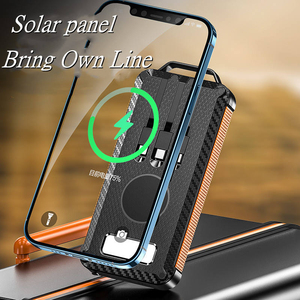 Estación de Energía Solar Portátil a Prueba de Agua, Batería de Litio-Polímero de 20000mAh, Cargador de Alta Capacidad con Linterna LED - Product Image 6