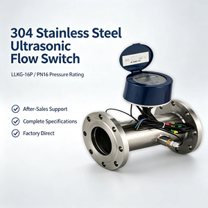 Interruptor de Flujo de Acero Inoxidable 304 LLKG-16P/25P con Brida, Ultrasónico, Anticorrosión, Superficie Lisa, para Sistemas de Agua y Tuberías - Product Image 2