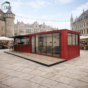 Bar Conteneur d'Extérieur Tendance Personnalisé avec Comptoir Pleine Longueur et Décoration Lumineuse - Product Image 2