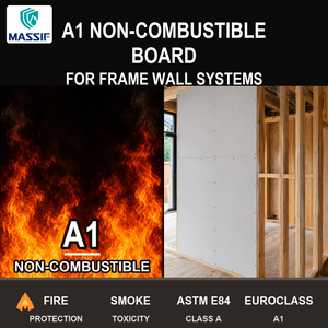 Panel de Yeso Resistente al Fuego, Revestimiento Interior de MGO para Construcción de Estructuras de Acero Ligero - Product Image 1