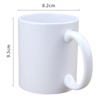 Lot de 36 tasses à sublimation blanches standard de 11 oz - Passe au micro-ondes, vierges pour transfert thermique