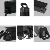 48V 13Ah Silver Fish 36V 15Ah Down Tube Batterie 18650 EBike Batterie avec chargeur pour vélo électrique E Bike