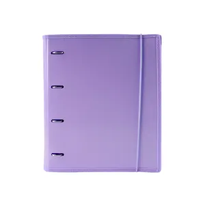 4 Hole Colorful Cilp File With Paper And Index Page Multifunction File Folder For Office School