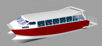 Ferry Catamaran de Passagers en Aluminium Certifié CCS de 15 m x 4,5 m à Vendre