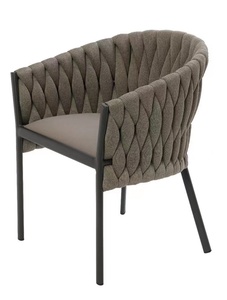 Divano da esterno per la spiaggia per il tempo libero protezione solare sedia a vite impermeabile per esterni tessitura in Teak mobili da giardino in legno massello di Teak - Product Image 5