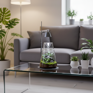 Aquascape DOT-II Modernes Glas-<span class=keywords><strong>Terrarium</strong></span>-Set für den Schreibtisch - Hochzeits-Tischvase <span class=keywords><strong>Terrarium</strong></span> Glasbehälter - Product Image 6