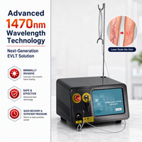 Nouvel écran tactile de haute qualité 1470nm Diode Laser EVLT Machine de traitement Laser enlèvement varices