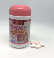 Comprimés d'augmentation mammaire OEM pour un aspect plus plein et plus ferme, supplément d'agrandissement mammaire pour femmes, formule à base de plantes, 60 comprimés