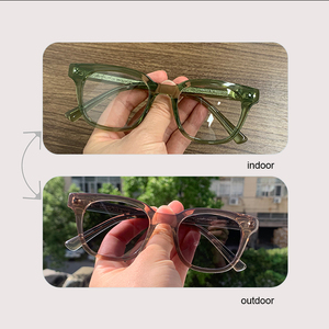 Kính mắt <span class=keywords><strong>Frames</strong></span> For Men hình chữ nhật tốt kính khung kính mắt khung kính mắt trắng khung mắt kính thay đổi màu sắc - Product Image 2