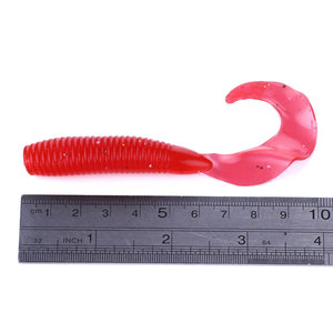 Atacado SO108 10cm 7.7g 5 pçs/saco Iscas De Plástico Macio Artificial Worm Iscas De Pesca - Product Image 4