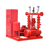Pompe de système d'incendie avec armoire, ensemble de pompes jockey diesel-électriques, système de lutte contre l'incendie pour projets de construction