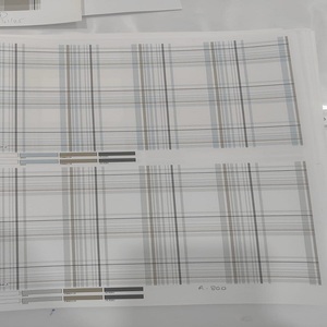 Tela a cuadros de algodón Giza de grado superior para niñas y niños transpirable cómoda para camisas de gama alta prendas a medida personalizadas - Product Image 1