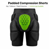 Shorts de protection ski et snowboard en stock – Rembourrage EVA alvéolé pour hanches et coccyx – Protection anti-choc – Vente en gros, faible MOQ